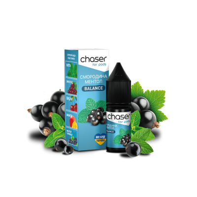 Жидкость Chaser Blackcurrant Menthol Balance (Смородина Ментол, 60 мг, 10 мл)