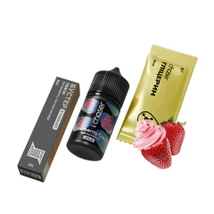 Набір для самозамішування Chaser Lux Strawberry Cream Ultra (Полуниця Вершки, 50 мг, 30 мл)