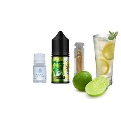 Набор для самозамеса In Bottle Puzzle Lime-Lemonade (Лайм Лимонад, 50 мг, 30 мл)