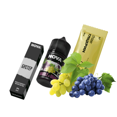 Набір для самозамішування Chaser Nova Double&Grape (Дабл Грейп, 50 мг, 30 мл)