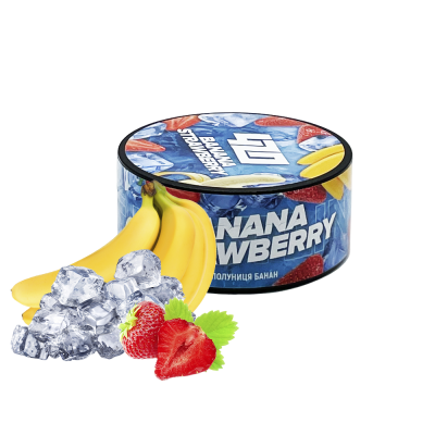 Табак 420 Frost Line Banana strawberry (Клубника Банан Лёд, 100 г)