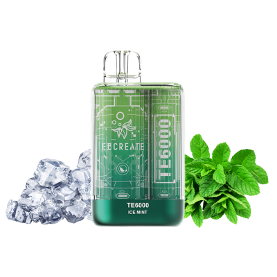 Elf Bar TE6000 Ice Mint (Ледяная Мята) Одноразовый POD