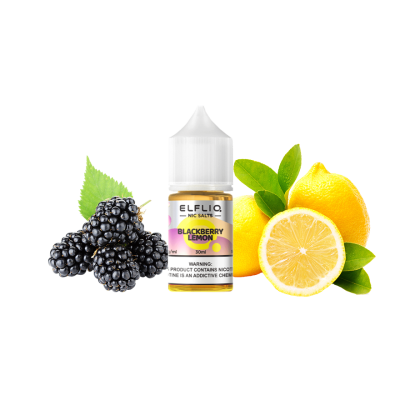 Жидкость Elfliq Blackberry Lemon (Ежевика Лимон, 50 мг, 30 мл)