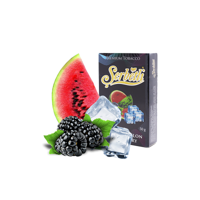 Табак Serbetli Ice Watermelon Blackberry (Арбуз Ежевика Лёд, 50 г)