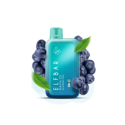 Elf Bar Raya D1 13000 Blueberry Mint (Чорниця М'ята) Одноразовий POD
