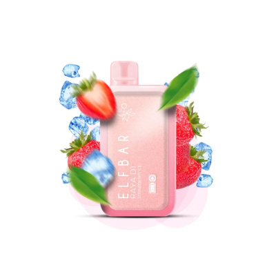 Elf Bar Raya D1 13000 Strawberry Ice (Полуниця Льод) Одноразовий POD