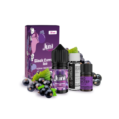 Набор для самозамеса Juni Mix Black Currant Ice (Черная Смородина Лёд, 50 мг, 30 мл)