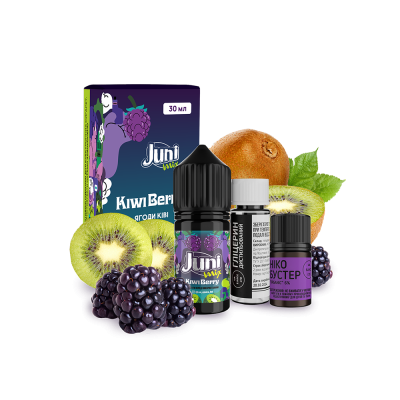 Набор для самозамеса Juni Mix Kiwi Berry (Киви Ягоды, 50 мг, 30 мл)