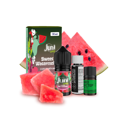 Набор для самозамеса Juni Mix Sweet Watermelon (Сладкий Арбуз, 50 мг, 30 мл)