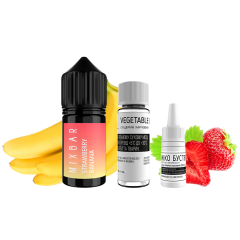 Набір для самозамішування Mix Bar Strawberry Banana (Банан Полуниця, 50 мг, 30 мл)