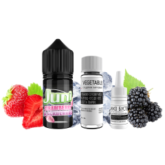 Набір для самозамішування Juni Silver Ice Strawberry Blackberries (Полуниця Ожина Лід, 50 мг, 30 мл)