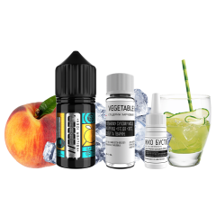 Набор для самозамеса Webber Silver Ice Cucumber Peach (Огурец Персик Лёд, 50 мг, 30 мл)