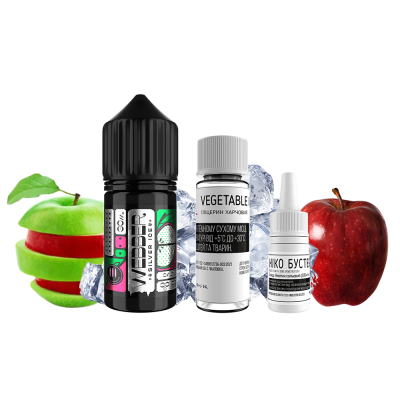 Набор для самозамеса Webber Silver Ice Double Apple (Двойное Яблоко Лёд, 50 мг, 30 мл)