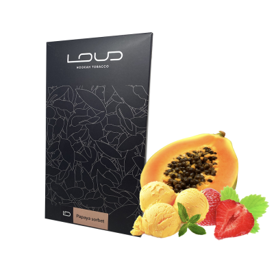 Тютюн Loud Papaya sorbet (Папайя сорбет, 200 г)