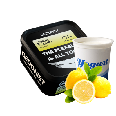Тютюн Gedonist №25 Lemon Yogurt (Лімонний йогурт, 200 г)