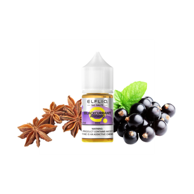 Рідина Elfliq Blackcurrant Aniseed (Чорна смородина Анісом, 50 мг, 30 мл)