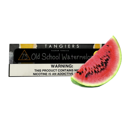Тютюн Tangiers Noir №73 Old School Watermelon (Олд скул вотермелон, 250 г) Чорна упаковка