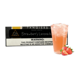 Тютюн Tangiers Noir №126 Strawberry Lemonade (Полуничний Лимонад, 250 г) Чорна упаковка