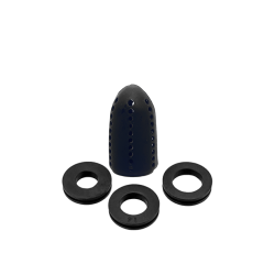 Дифузор для кальяну силіконовий Black (чорний, з кільцями)