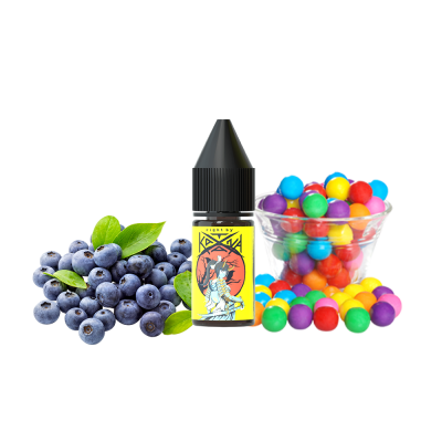 Жидкость Eight by Katana Blueberry Bubble Gum (Черничная Жвачка, 50 мг, 10 мл)