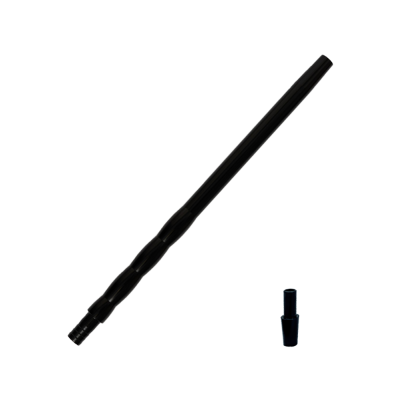 Мундштук для кальяна из алюминия Strom Black (Чёрный, с коннектором) 23694 Мундштук для кальяна из алюминия Strom Black (Чёрный, с коннектором)