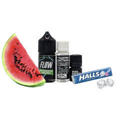Набір для самозамішування Flow Watermelon Menthol (Кавун Ментол, 50 мг, 30 мл)