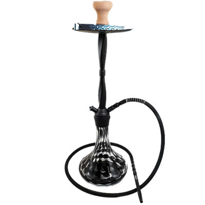 Кальян Garden Premium Black (чорний, повний комплект)