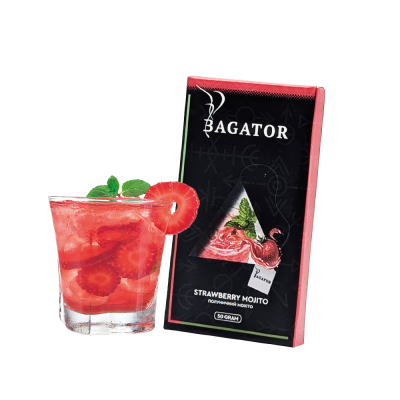 Кальянна чайна суміш Bagator Hookah Tea Strawberry Mojito (Полуничний Мохіто, 50 г)