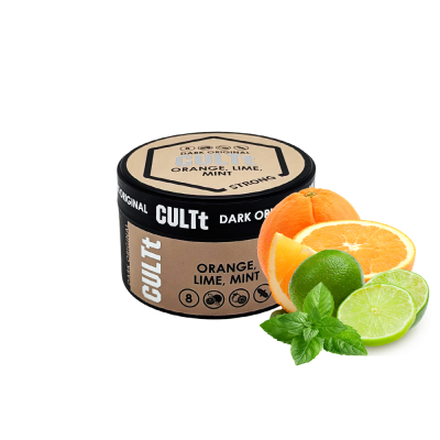 Табак CULTt Strong DS08 Orange Lime Mint (Апельсин Лайм Мята, 100 г)