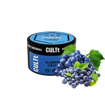 Тютюн CULTt Strong DS28 Blueberry Grapes (Чорниця Виноград, 100 г)