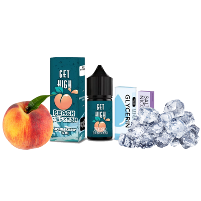 Набор для самозамеса Get High Peach Refresh (Пич Рефреш, 50 мг, 30 мл)