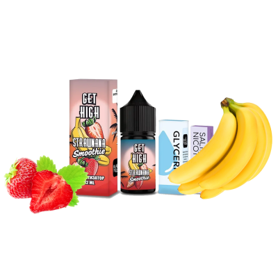 Набір для самозамішування Get High Strawnana Smoothie (Стравнана Смузі, 50 мг, 30 мл)