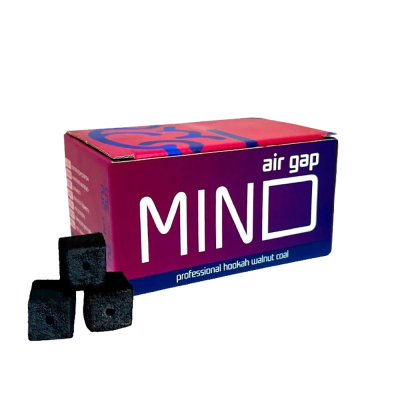 Горіхове вугілля для кальяну Mind Air Gap (1 кг, 72 шт, р25)
