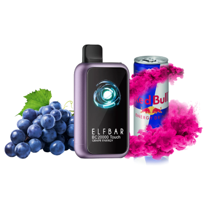 Elf Bar BC20000 Touch Grape Energy (Виноград Енергетик) Одноразовий POD 24214 Elf Bar BC20000 Touch Grape Energy (Виноград Енергетик) Одноразовий POD