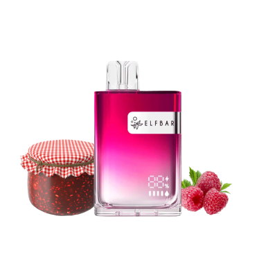 Elf Bar CR8000 Sour Raspberry Jam (Кисла Малина Джем) Одноразовий POD
