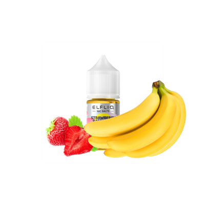 Жидкость Elfliq Strawberry Banana (Клубника Банан, 50 мг, 30 мл)