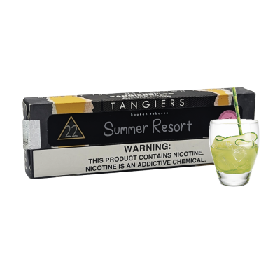 Тютюн Tangiers Noir №22 Summer Resort (Саммер Резорт, 250 г) Чорна упаковка