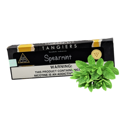 Тютюн Tangiers Noir №85 Spearmint (Спірмінт, 250 г) Чорна упаковка