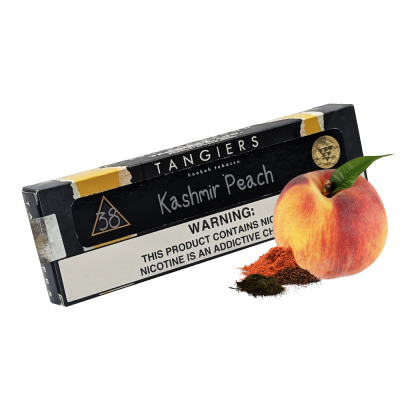 Тютюн Tangiers Noir №38 Kashmir Peach (Кашмір Піч, 100 г) Чорна упаковка
