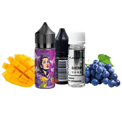Набор для самозамеса Flavorlab Lady Mango grapes (Манго виноград, 50 мг, 30 мл)