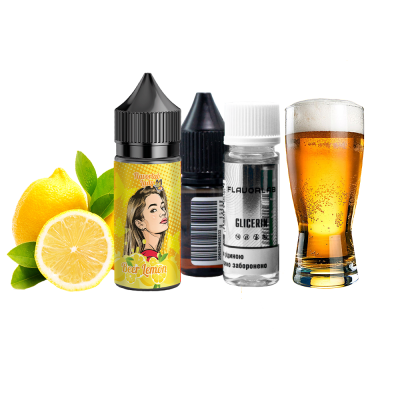 Набор для самозамеса Flavorlab Lady Beer lemon (Пиво лимон, 50 мг, 30 мл)