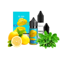 Набір для самозамішування Flavorlab FL350 LUX Lemon mint (Лимон М'ята, 50 мг, 30 мл)