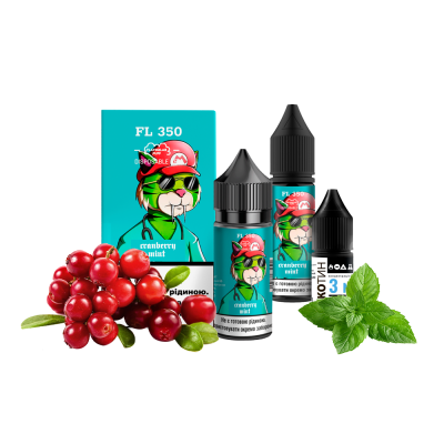Набір для самозамішування Flavorlab FL350 Cranberry mint (Журавлина м'ята, 50 мг, 30 мл)
