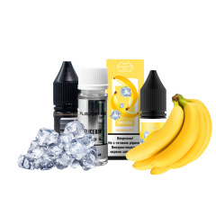 Набір для самозамішування Flavorlab Puff Banana ice (Банан Льод, 50 мг, 10 мл)