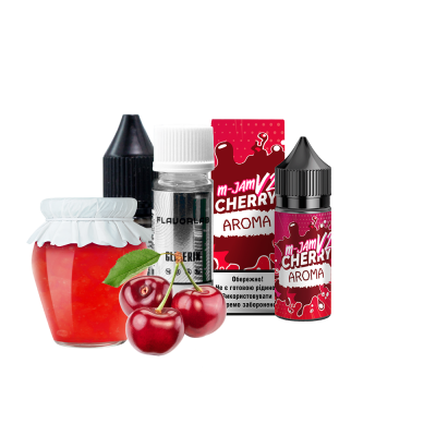 Набор для самозамеса Flavorlab M-Jam V2 Cherry (Вишня, 50 мг, 30 мл)