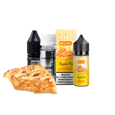 Набір для самозамішування Flavorlab M-Cake Apple pie (Яблучний пиріг, 50 мг, 30 мл)
