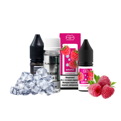 Набір для самозамішування Flavorlab Puff Raspberry Ice (Малина Льод, 50 мг, 10 мл)