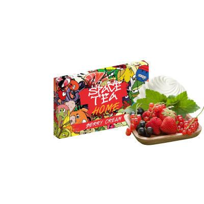 Кальянная чайная смесь Space Tea Home Berry Cream (Берри Крем, 40 г)