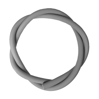 Силиконовый шланг для кальяна Soft Touch Grey (Серый)