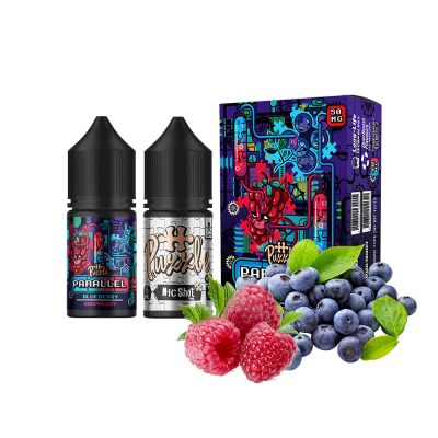 Набор для самозамеса In Bottle Parallel Puzzle Blueberry Raspberry (Черника Малина, 50 мг, 30 мл)